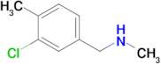 1-(3-Chloro-4-methylphenyl)-N-methylmethanamine