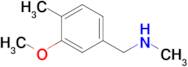 1-(3-Methoxy-4-methylphenyl)-N-methylmethanamine