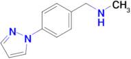 1-(4-(1h-Pyrazol-1-yl)phenyl)-N-methylmethanamine