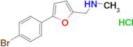 1-(5-(4-Bromophenyl)furan-2-yl)-N-methylmethanamine hydrochloride