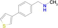 n-Methyl-1-(4-(thiophen-3-yl)phenyl)methanamine