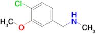 1-(4-Chloro-3-methoxyphenyl)-N-methylmethanamine