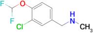 1-(3-Chloro-4-(difluoromethoxy)phenyl)-N-methylmethanamine