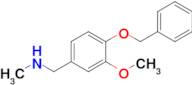 1-(4-(Benzyloxy)-3-methoxyphenyl)-N-methylmethanamine