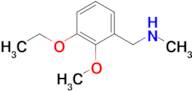 1-(3-Ethoxy-2-methoxyphenyl)-N-methylmethanamine