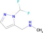 1-(1-(Difluoromethyl)-1h-pyrazol-5-yl)-N-methylmethanamine