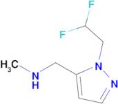 1-(1-(2,2-Difluoroethyl)-1h-pyrazol-5-yl)-N-methylmethanamine