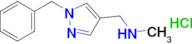 1-(1-Benzyl-1h-pyrazol-4-yl)-N-methylmethanamine hydrochloride