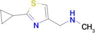 1-(2-Cyclopropylthiazol-4-yl)-N-methylmethanamine