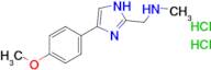 1-(4-(4-Methoxyphenyl)-1h-imidazol-2-yl)-N-methylmethanamine dihydrochloride