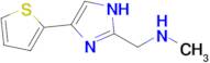 methyl({[4-(thiophen-2-yl)-1H-imidazol-2-yl]methyl})amine