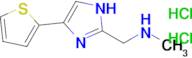 methyl({[4-(thiophen-2-yl)-1H-imidazol-2-yl]methyl})amine dihydrochloride