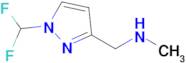 1-(1-(Difluoromethyl)-1h-pyrazol-3-yl)-N-methylmethanamine