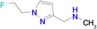 1-(1-(2-Fluoroethyl)-1h-pyrazol-3-yl)-N-methylmethanamine