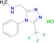 n-Methyl-1-(4-phenyl-5-(trifluoromethyl)-4h-1,2,4-triazol-3-yl)methanamine hydrochloride