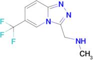 n-Methyl-1-(6-(trifluoromethyl)-[1,2,4]triazolo[4,3-a]pyridin-3-yl)methanamine