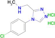 1-(4-(4-Chlorophenyl)-4h-1,2,4-triazol-3-yl)-N-methylmethanamine dihydrochloride