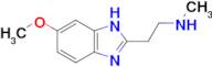 2-(6-Methoxy-1h-benzo[d]imidazol-2-yl)-N-methylethan-1-amine
