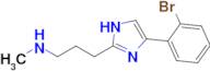 {3-[4-(2-bromophenyl)-1H-imidazol-2-yl]propyl}(methyl)amine