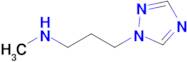 n-Methyl-3-(1h-1,2,4-triazol-1-yl)propan-1-amine