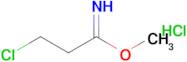 Methyl 3-chloropropanimidate hydrochloride