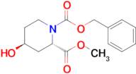 1-Benzyl 2-methyl (2s,4s)-4-hydroxypiperidine-1,2-dicarboxylate