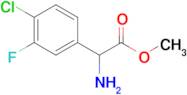 Methyl 2-amino-2-(4-chloro-3-fluorophenyl)acetate