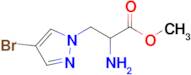 Methyl 2-amino-3-(4-bromo-1h-pyrazol-1-yl)propanoate