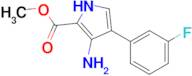 Methyl 3-amino-4-(3-fluorophenyl)-1h-pyrrole-2-carboxylate