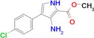 Methyl 3-amino-4-(4-chlorophenyl)-1h-pyrrole-2-carboxylate