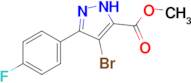 Methyl 4-bromo-3-(4-fluorophenyl)-1h-pyrazole-5-carboxylate