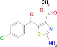 methyl 2-amino-5-(4-chlorobenzoyl)-1,3-thiazole-4-carboxylate