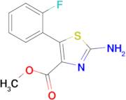 methyl 2-amino-5-(2-fluorophenyl)-1,3-thiazole-4-carboxylate