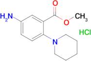 Methyl 5-amino-2-(piperidin-1-yl)benzoate hydrochloride