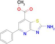 methyl 2-amino-5-phenyl-[1,3]thiazolo[4,5-b]pyridine-7-carboxylate