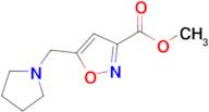 Methyl 5-(pyrrolidin-1-ylmethyl)isoxazole-3-carboxylate