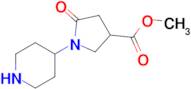 Methyl 5-oxo-1-(piperidin-4-yl)pyrrolidine-3-carboxylate