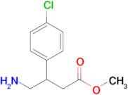 Methyl 4-amino-3-(4-chlorophenyl)butanoate