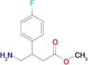 Methyl 4-amino-3-(4-fluorophenyl)butanoate