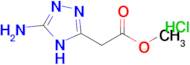 methyl 2-(5-amino-4H-1,2,4-triazol-3-yl)acetate hydrochloride