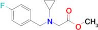 Methyl n-cyclopropyl-N-(4-fluorobenzyl)glycinate