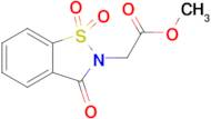 Methyl 2-(1,1-dioxido-3-oxobenzo[d]isothiazol-2(3h)-yl)acetate