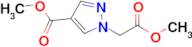 Methyl 1-(2-methoxy-2-oxoethyl)-1h-pyrazole-4-carboxylate