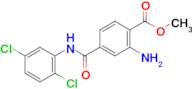 Methyl 2-amino-4-((2,5-dichlorophenyl)carbamoyl)benzoate