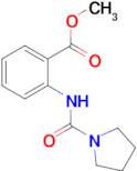 Methyl 2-(pyrrolidine-1-carboxamido)benzoate