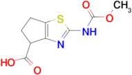 2-((Methoxycarbonyl)amino)-5,6-dihydro-4h-cyclopenta[d]thiazole-4-carboxylic acid