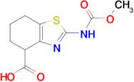 2-((Methoxycarbonyl)amino)-4,5,6,7-tetrahydrobenzo[d]thiazole-4-carboxylic acid