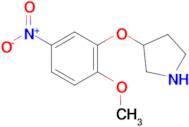 3-(2-Methoxy-5-nitrophenoxy)pyrrolidine