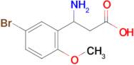 3-Amino-3-(5-bromo-2-methoxyphenyl)propanoic acid