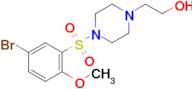 2-(4-((5-Bromo-2-methoxyphenyl)sulfonyl)piperazin-1-yl)ethan-1-ol